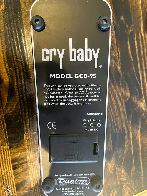 Dunlop CGB-95 Cry Baby Pedal