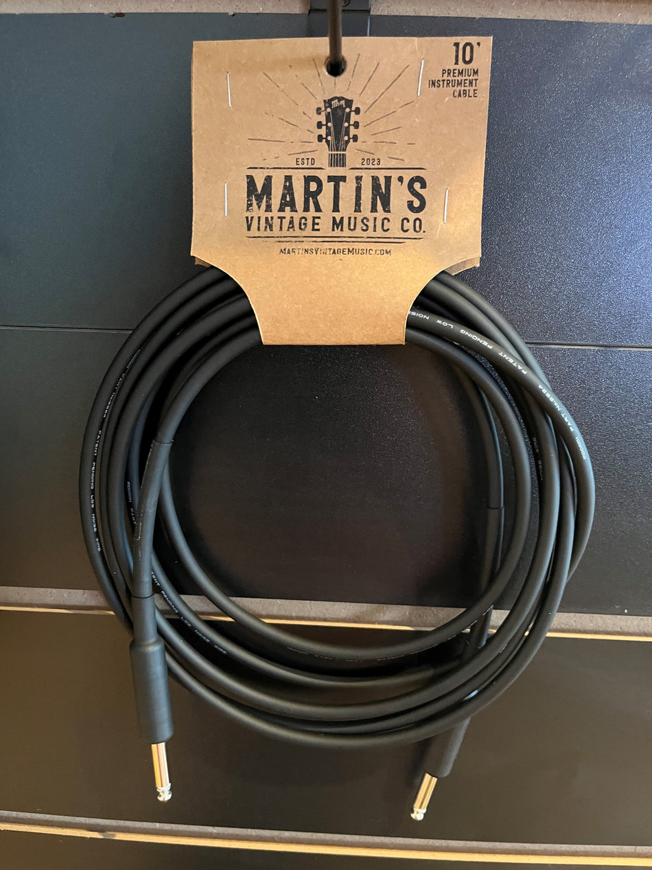 Martin's 10' Custom Straight to Straight Instrument Cable