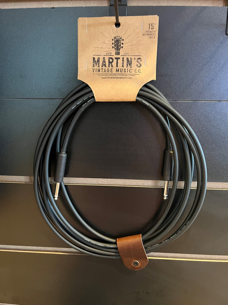 Martin's 15' Custom Straight to Straight Instrument Cable