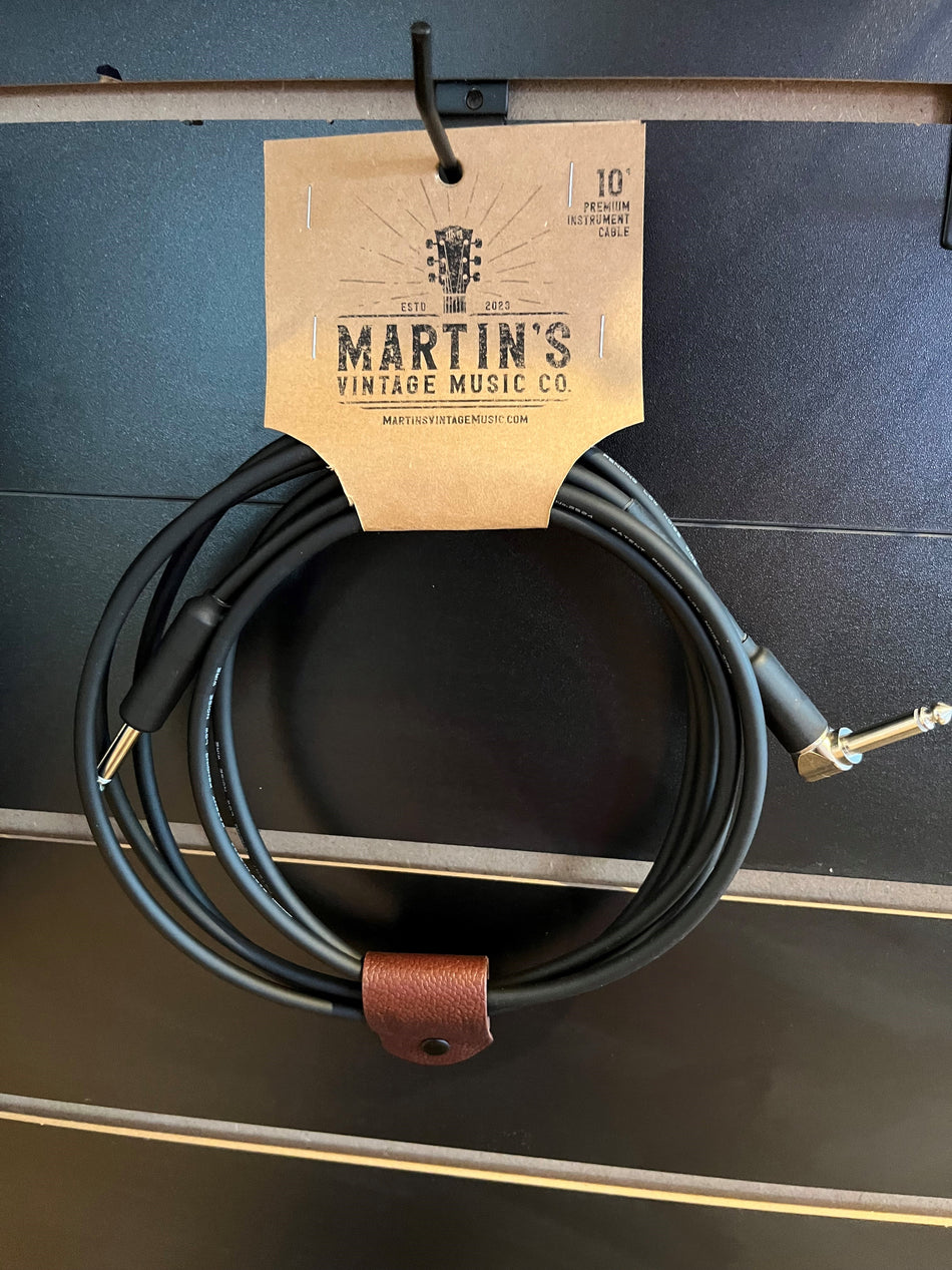 Martin's 10' Custom Straight to Right Angle Instrument Cable