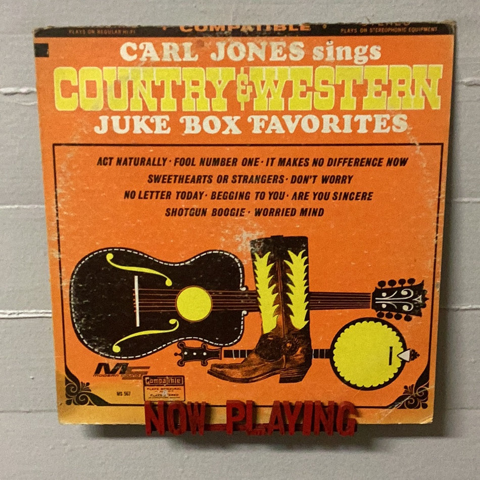 Carl Jones sings Country & Western Juke Box Favorites