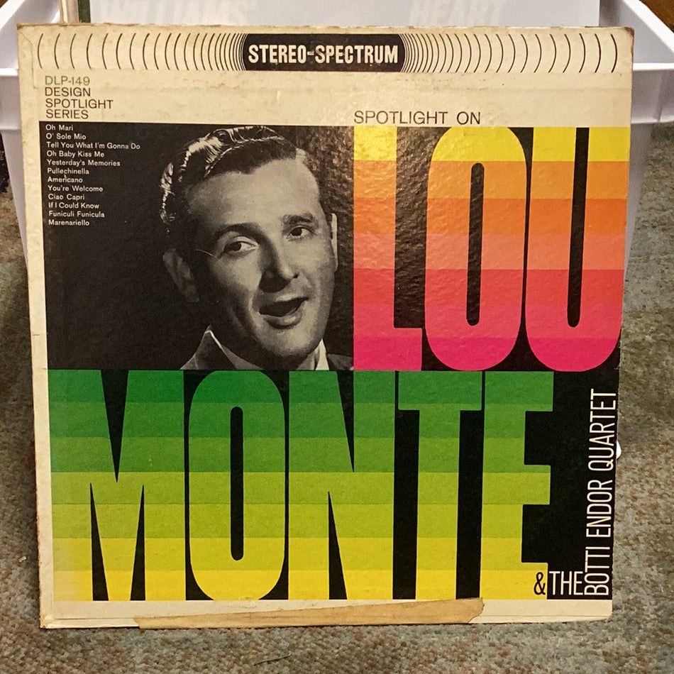 Spotlight On Lou Monte & The Botti Endor Quartet