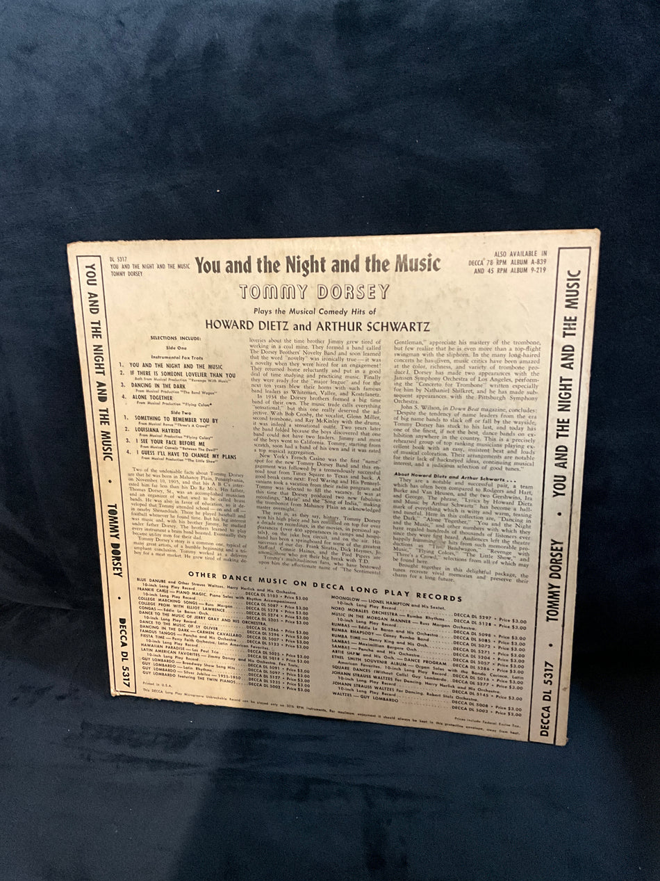 You and The Night and The Music - Tommy Dorsey