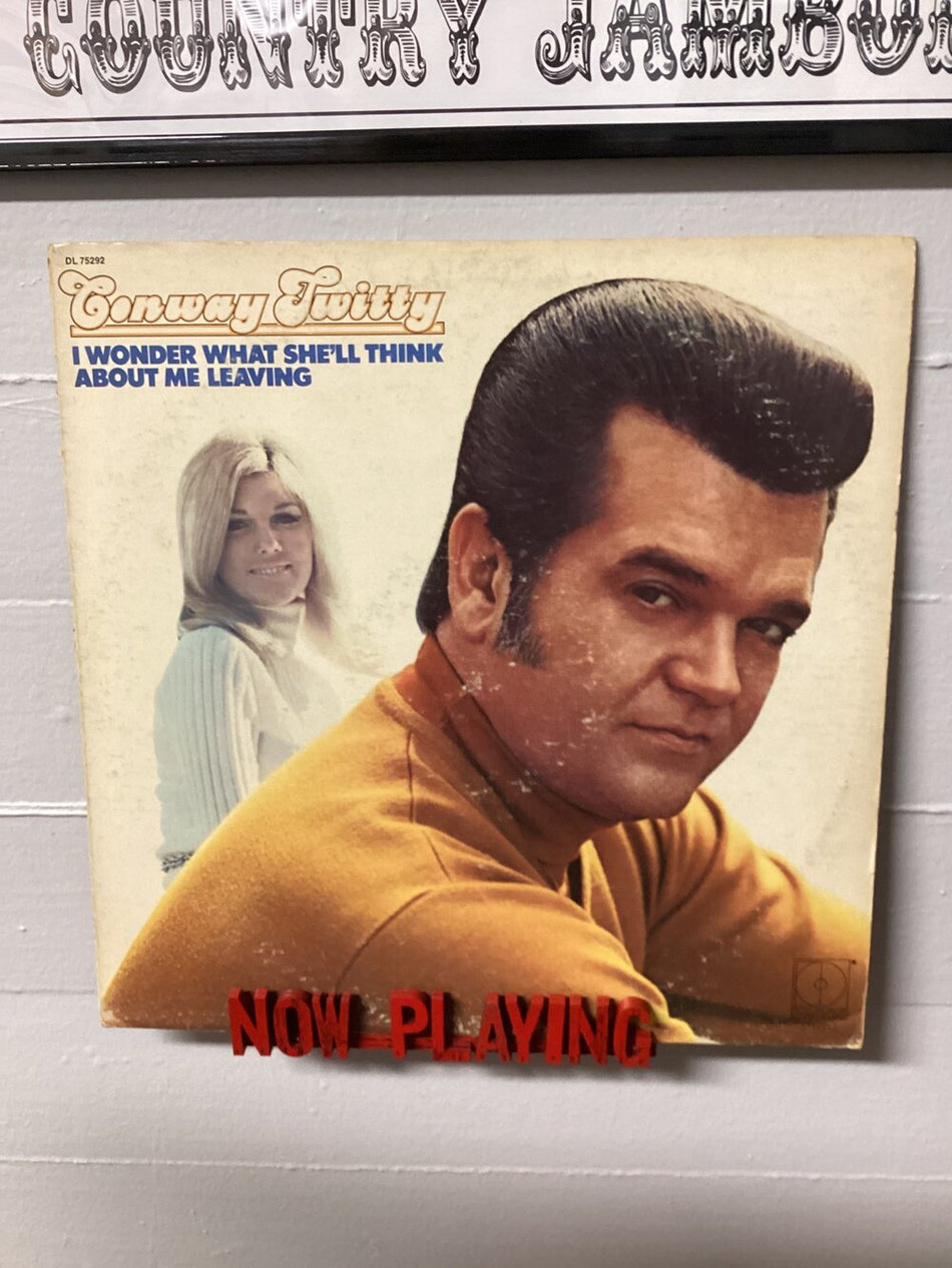 Conway Twitty - I Wonder What She'll Think About Me Leaving