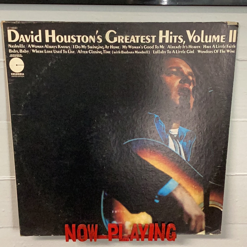 David Houston's Greatest Hits,  Volume 2