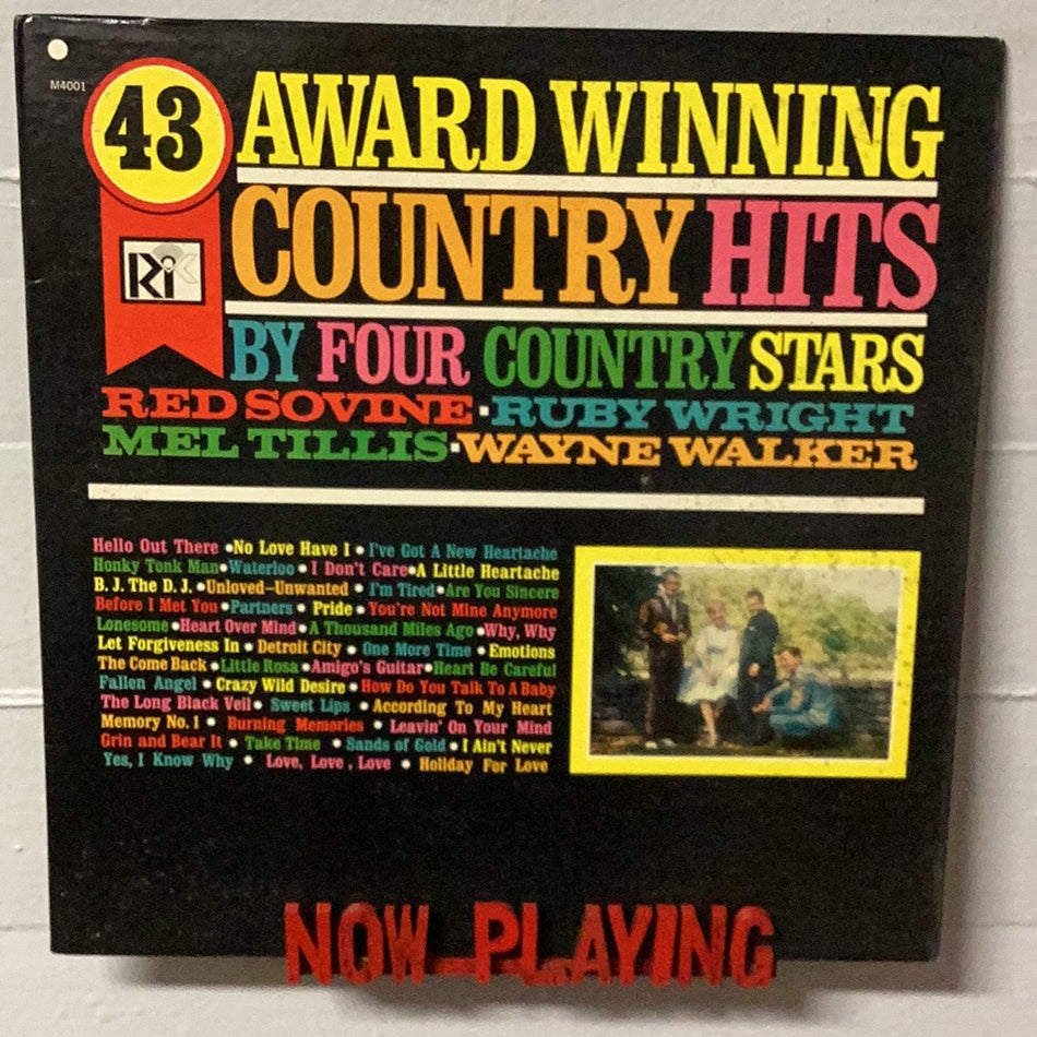 Award Winning Country Hits By Four Country Stars