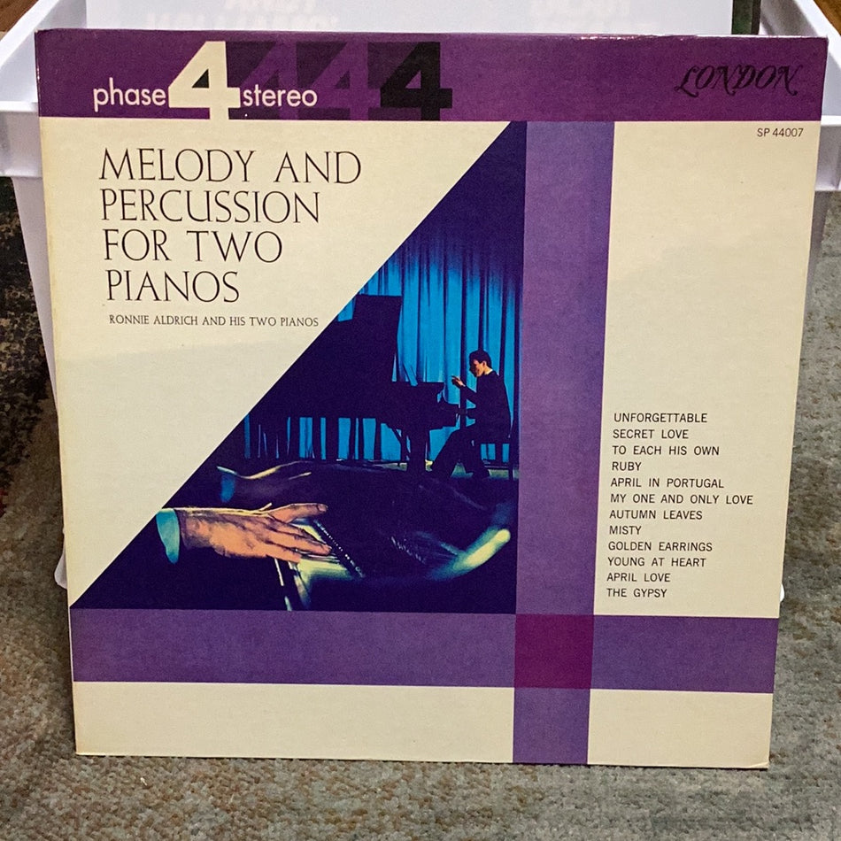 Melody And Percussion For Two Pianos