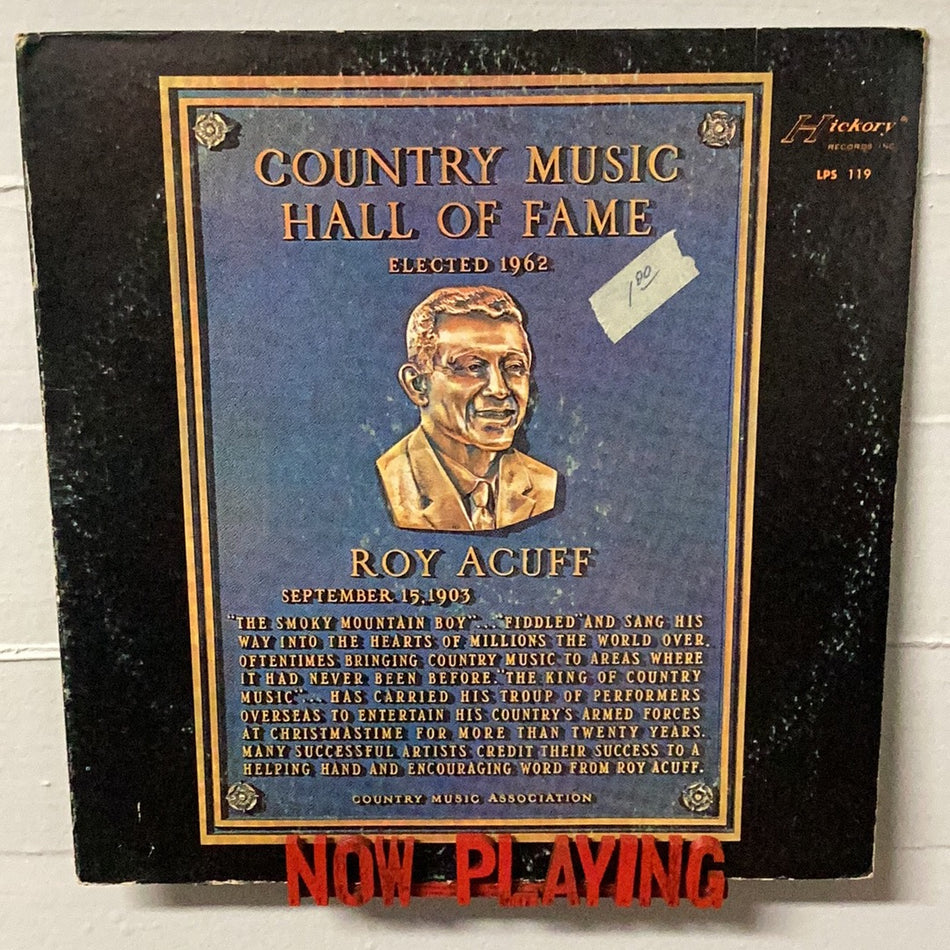 Country Music Hall Of Fame - Roy Acuff