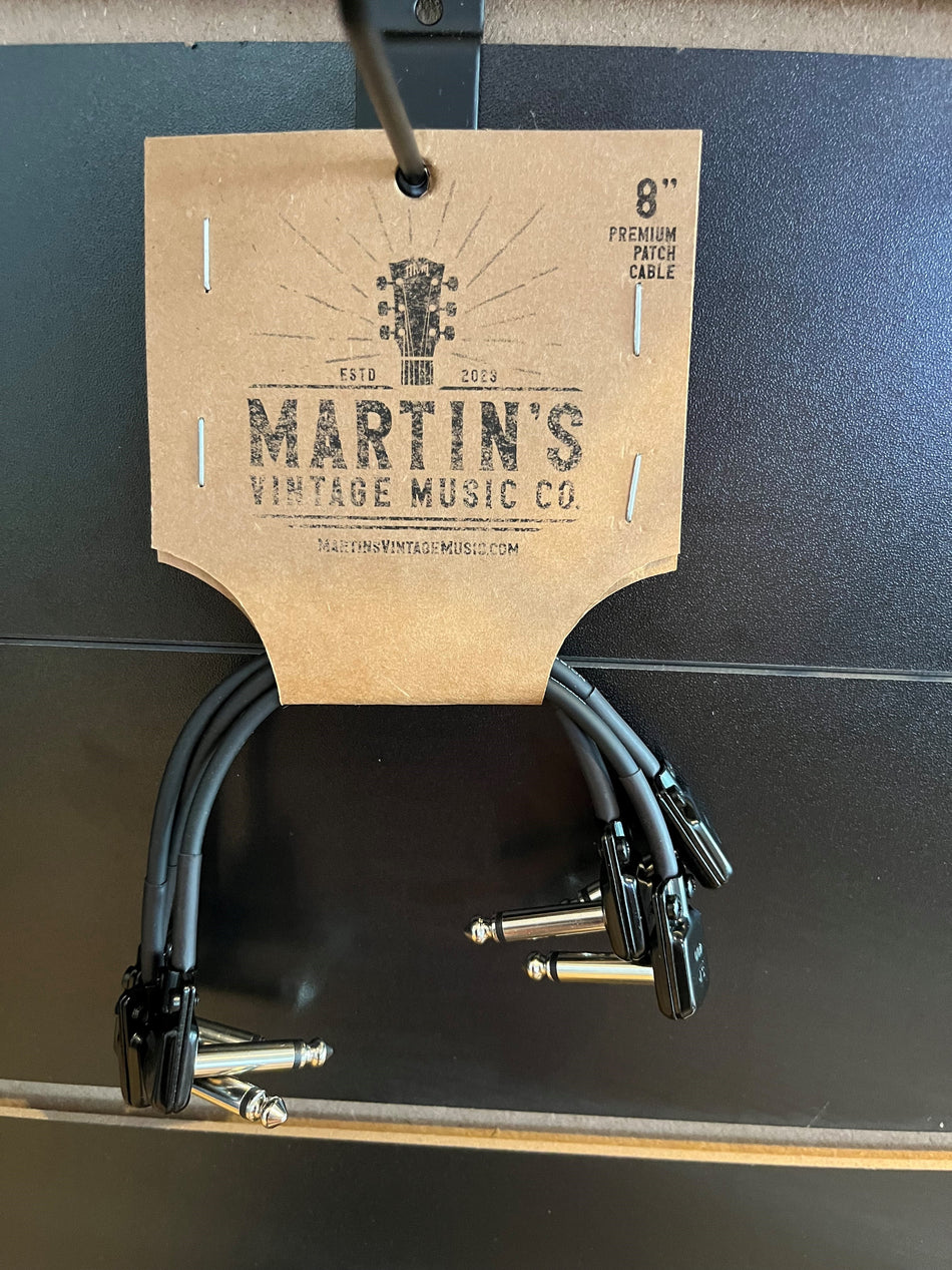 Martin's Custom 8" Low Profile Patch Cable SP400-8, 3 pack